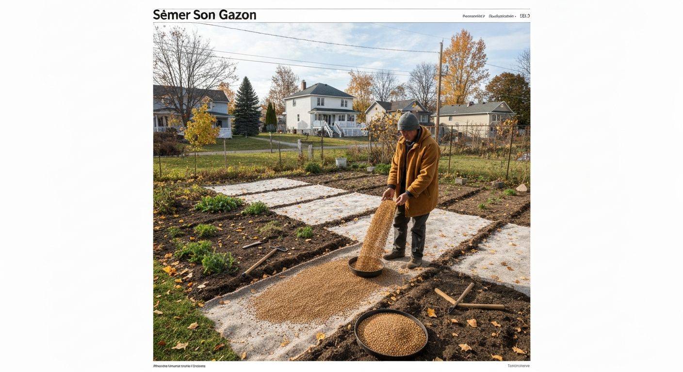 Semer gazon en novembre au Québec : guide pratique 2026