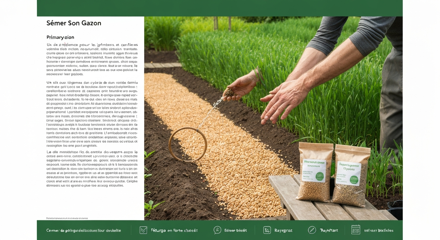 Semer gazon en forte chaleur : guide pratique et conseils