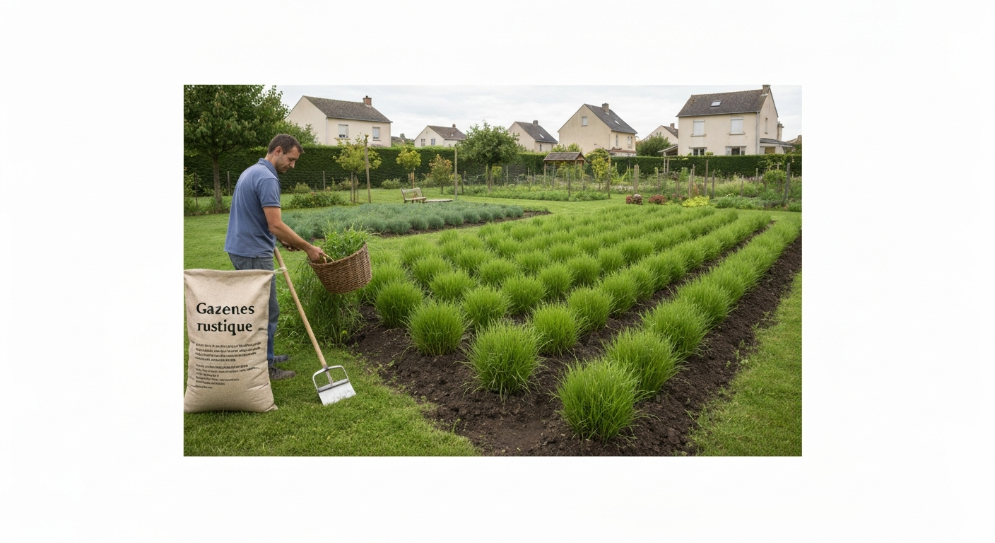 Semer du gazon rustique : guide pratique pour la France
