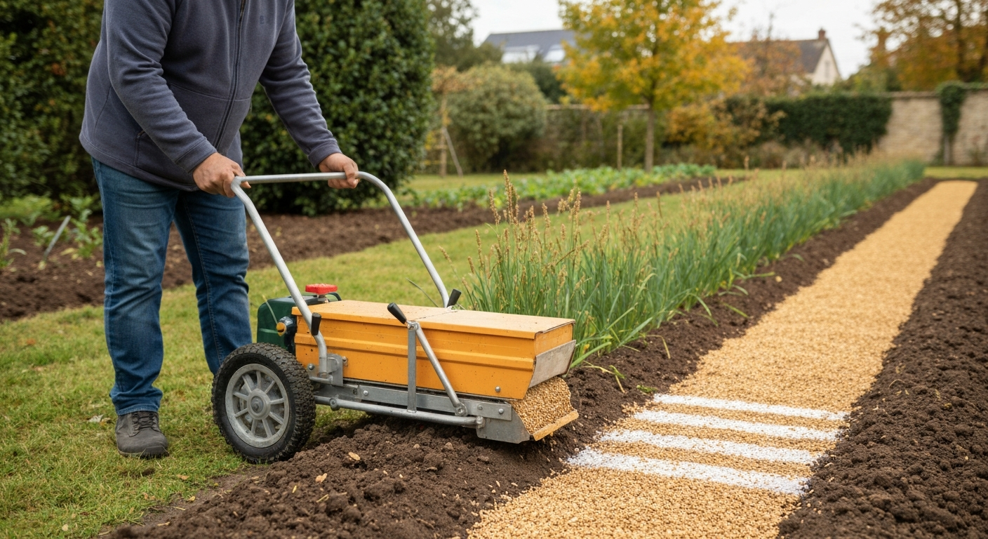 Semer gazon avec semoir Gardena : guide complet pas à pas